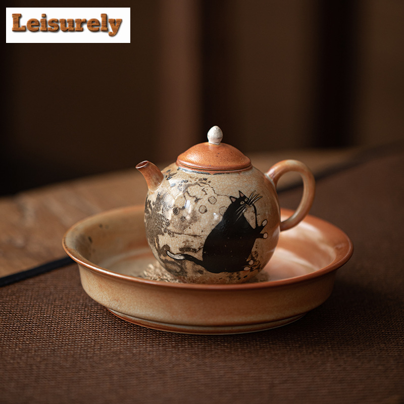 Chamomile Tea - Teiera per gatti dipinta a mano