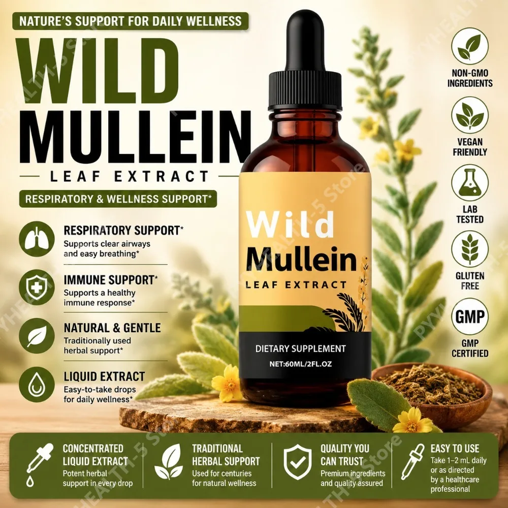 Herbal Supplement - Gocce di Foglie di Verbasco Selvatico