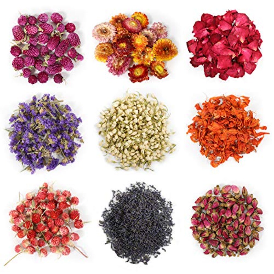 9 Sacchetti di Fiori Secchi, K - Dried Herbs recensione e prezzo